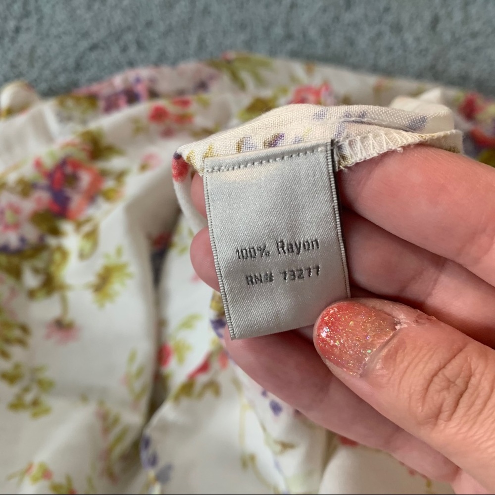 NWT LC Lauren Conrad floral maxi dress - Picture 8 of 9